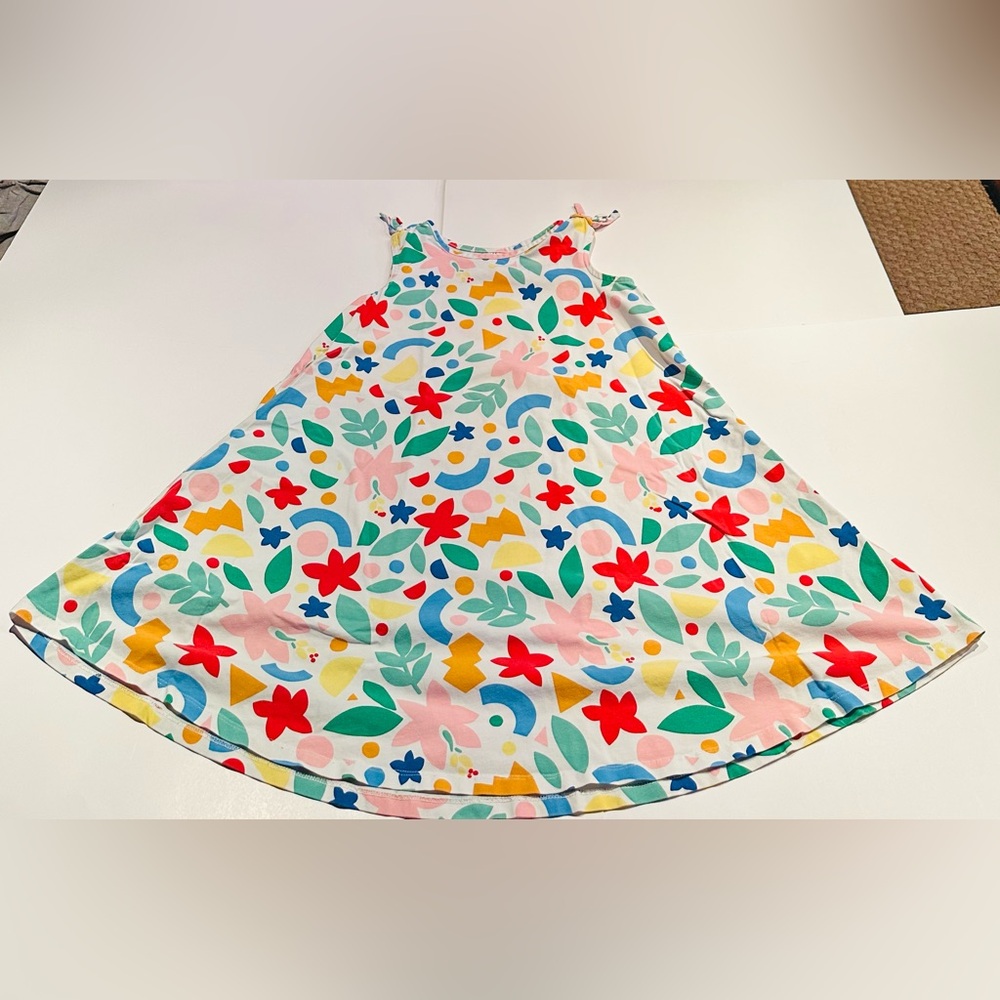 Hanna Andersson Floral Tank Dress Size: 140 (10)